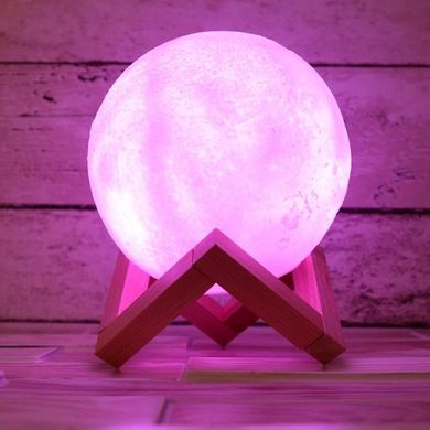 Настільний 3D світильник нічник Moon Lamp Touch Control 15 см