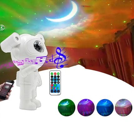 Астронавт звездный проектор ночник с Bluetooth Колонкой Beautystar