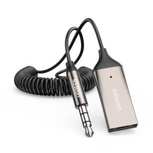 Адаптер Bluetooth Ресивер Ugreen Car Receiver Aux Space Gray