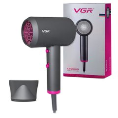 Фен профессиональный для укладки волос VGR V 400 2000Вт с холодным и горячим воздухом с концентратором