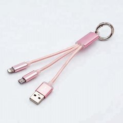 Универсальный кабель для зарядки 2в1 Micro USB Lightning