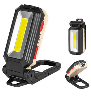 Світлодіодний ліхтар із магнітом та червоним світлом LED Chip COB SMD