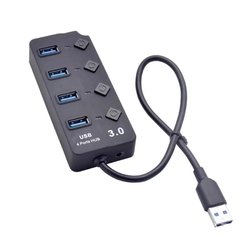 Концентратор USB 4 Port USB Hub 3.0