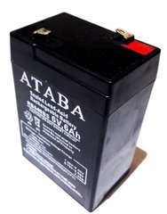 Акумулятор ATABA 6V 6Ah свинцево-кислотна акумуляторна батарея