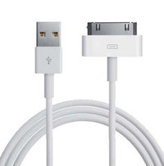 USB кабель для зарядки Apple iPhone 4G / 4S белый 1м