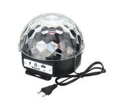 Диско шар Bluetooth светодиодный музыкальный MP3 с флешкой и ПДУ, LED KTV Ball, светомузыка для дома