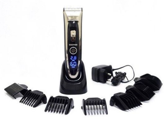 Професійна бездротова машинка для стрижки волосся та бороди Gemei GM-800
