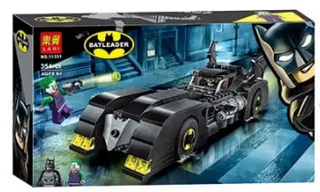 Конструктор Бэтмобиль Batman 354 детали Погоня за джокером