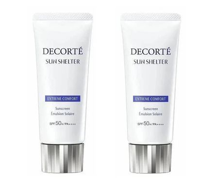 Солнцезащитная эмульсия-база под макияж Decorte Sun Shelter Multi Protection Extreme Comfort SPF50+/PA++++ для увлажнения и защиты кожи, 120 мл