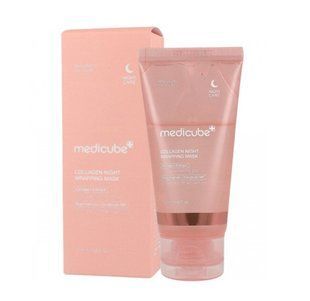 Ночная коллагеновая маска-пленка Medicube Collagen Night Wrapping Mask для упругости и эффекта &laquo;стеклянной&raquo; кожи, 75 мл
