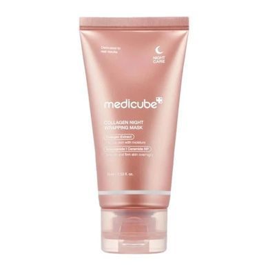 Ночная коллагеновая маска-пленка Medicube Collagen Night Wrapping Mask для упругости и эффекта &laquo;стеклянной&raquo; кожи, 75 мл
