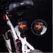 Велосипедный задний фонарь с поворотником и лазерной проекцией