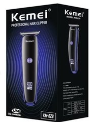 Машинка для стрижки волос аккумуляторная Триммер Kemei KM-828