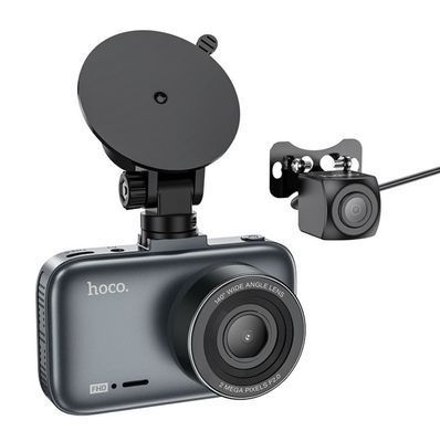 Видеорегистратор в машину с камерой заднего вида Full HD 1920 &times; 1080 HOCO DV6 Driving recorder