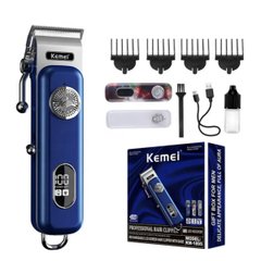 Машинка для стрижки профессиональная с дисплеем Kemei KM1895 Hair Clipper Barber