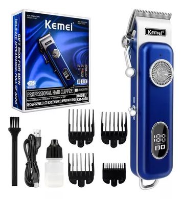 Машинка для стрижки профессиональная с дисплеем Kemei KM1895 Hair Clipper Barber