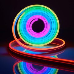 Неонова стрічка для підсвічування 5m RGB LED Neon Light Strip 12V-220V