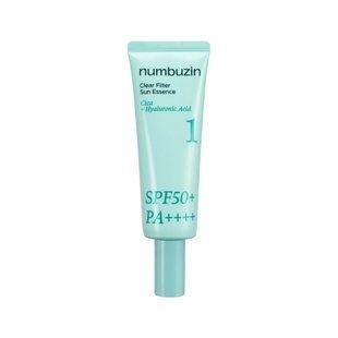 Солнцезащитная эссенция для лица Numbuzin No.1 Clear Filter Sun Essence SPF 50+ PA++++, 50 мл