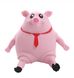 Антистрес іграшка еластична свиня сквіш 15см рожева