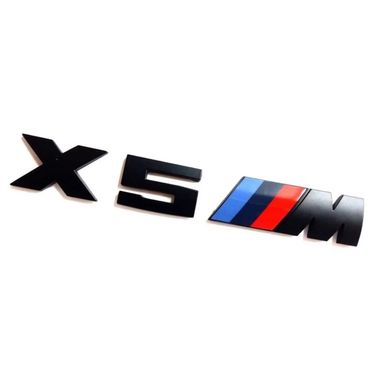 Шильдик емблема BMW X5M Black Shadow Edition на багажник