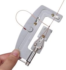 Крючковяз полуавтоматический устройство для привязывания крючков к леске