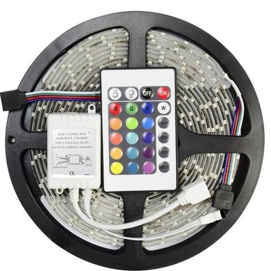 LED стрічка RGB з пультом керування та контролером для підсвічування 5 метрів