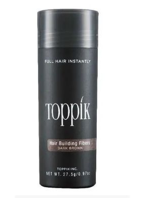 Загуститель для волос Toppik Hair Building Fibers Dark brown темно - коричневый