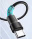 Кабель Toocki Cable USB to Type-C QC3.0 3A 1m Чорний