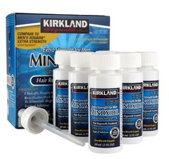 Лосьон Minoxidil Kirkland для роста волос и бороды 6 флаконов Миноксидил 5%