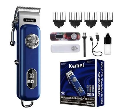 Мужской стайлер машинка для стрижки Kemei KM1895 Hair Clipper Barber