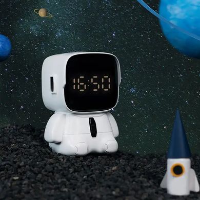 Дитячий годинник будильник Робот Robot Clock