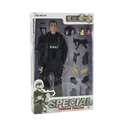 Игровой набор с пластиковым оружием Swat 12 Action Figure Игрушка Солдат фигурка