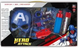 Капитан Америка Игровой набор  Маска перчатка супергероя Стреляет паутиной