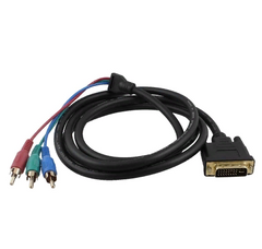 Видео кабель DVI-3RCA 1.5 м