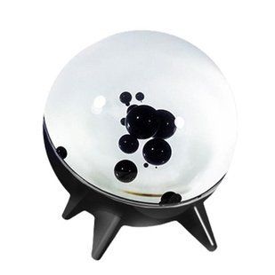 Настольная лампа для интерьера аудиовизуализатор Ferrofluid Music Lamp Sound Sensitive Magnetic Black