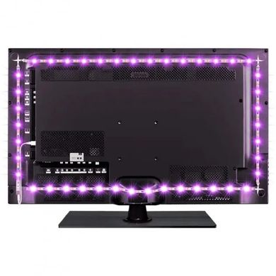 Світлодіодна RGB стрічка LED підсвічування для телевізора та монітора з пультом 2м USB light Strip