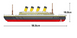 Конструктор Корабль Титаник TITANIC 3800 деталей