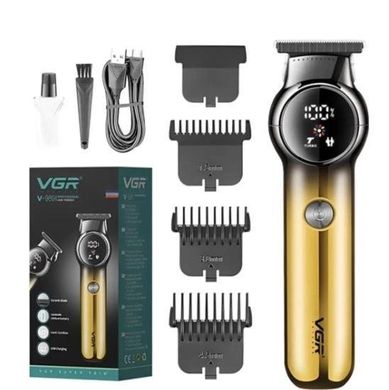 Тример для стрижки волосся та бороди VGR V-989 Gold