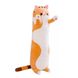 Кіт Батон 90 см м'яка іграшка-подушка антистрес Коричневий