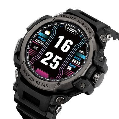 Смарт годинник водонепроникний Smart Watch SKMEI S251 IP67 Black
