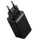 Мережевий зарядний пристрій Baseus GaN5 65W Pro Fast Charger 2C+U EU Black