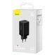 Мережевий зарядний пристрій Baseus GaN5 65W Pro Fast Charger 2C+U EU Black