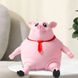 Антистрес іграшка еластична свиня сквіш 25 см рожева
