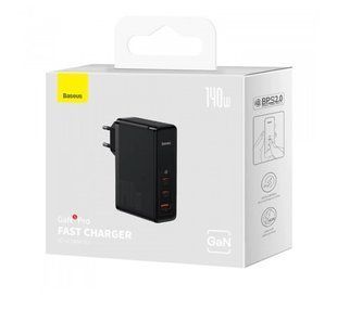 Baseus 140W GaN5 Pro Fast Charger 2C+U Сетевое зарядное устройство адаптер + кабель