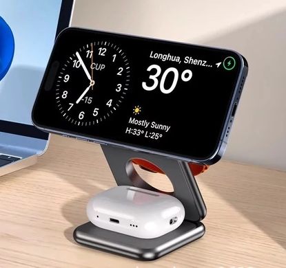 Бездротовий зарядний пристрій 3в1 Benks JuicePod Wireless Charger Stand 15W