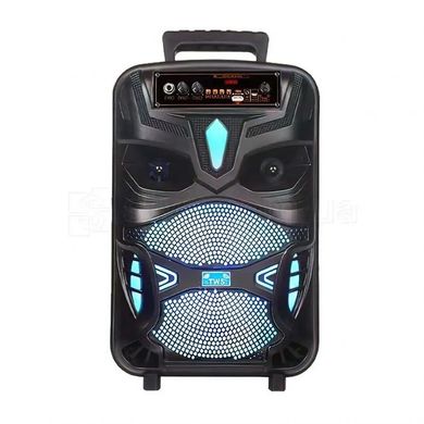 Bluetooth колонка валіза з мікрофоном та підсвічуванням NDR-P55 Big 8 дюймів