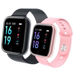 Фитнес браслет Smart Watch Smartix T80 tonometr смарт часы с функцией тонометра black pink
