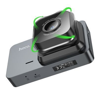 Автомобильный видеорегистратор автоматический с дисплеем HOCO Driving Recorder HD 720P