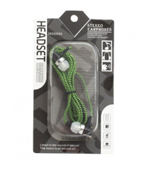 Вакуумные наушники i-Koson 420 с микрофоном зеленые