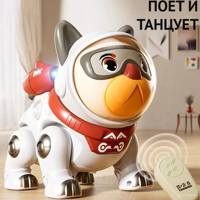 Интерактивная Собака робот Smart Dog French Bulldog с пультом ДУ White